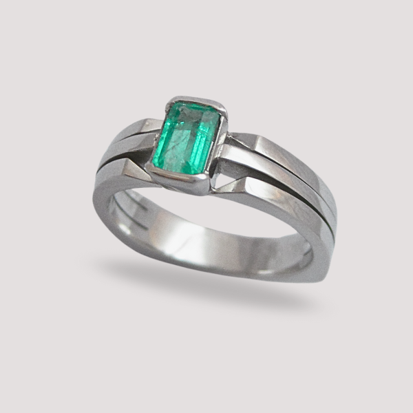 Anillo de Oro y Plata Chia