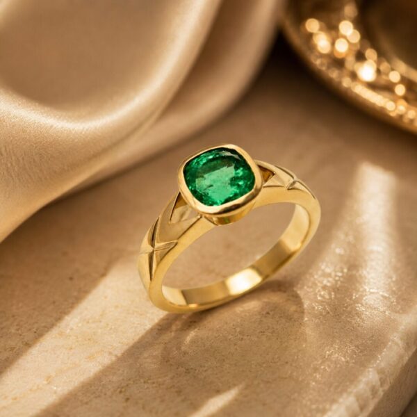 Anillo de Compromiso en Oro Ley 18 kt