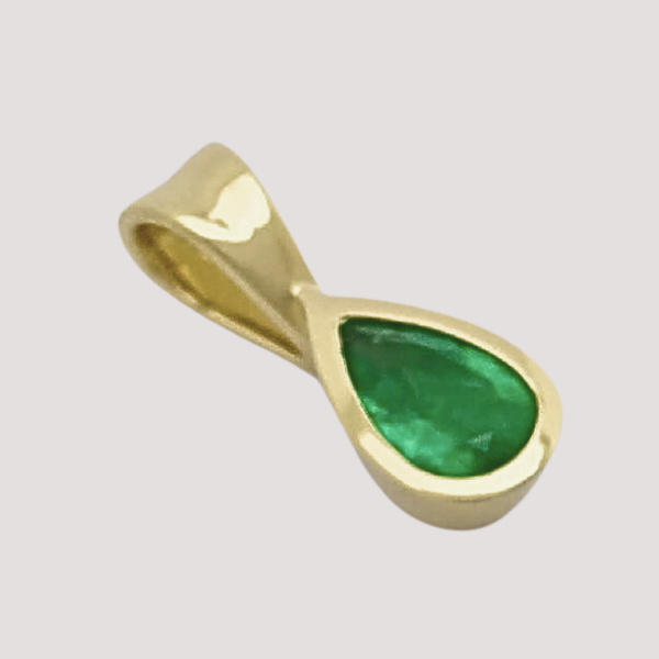 Pendientes de Oro con Esmeralda