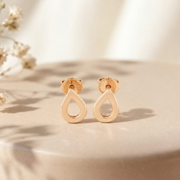 Topos en Oro Rosado Ley 18 Kt