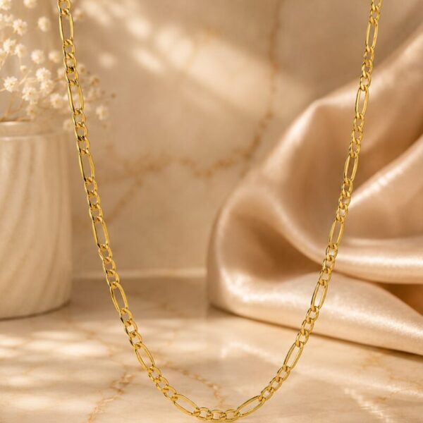 Cadena tejido tres en uno en oro 18 KT