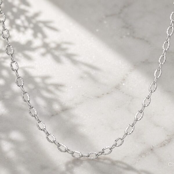 Cadena tejido Gucci en Plata Ley 925