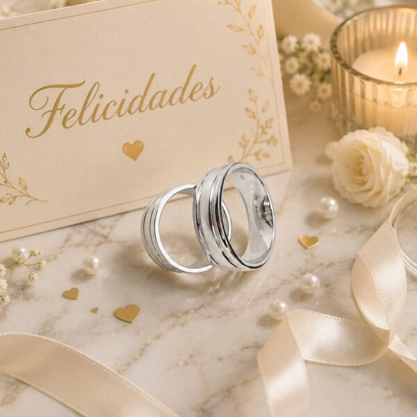 Argollas en Plata Ley 950