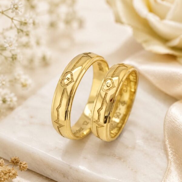 Argollas en Oro Ley 18 kt